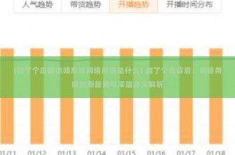 (甜了个瓜暗示啥意思网络用语是什么) 甜了个瓜背后，网络用语的新趋势与深层含义解析