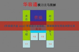 (华容道大全 app) 华容道大全揭秘，策略解析与常见问答汇总