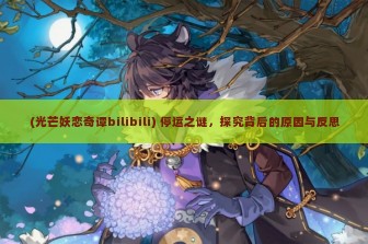 (光芒妖恋奇谭bilibili) 停运之谜，探究背后的原因与反思